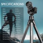 Manbily Tripod for Shooting Camera Picatinny Arca Swiss Adapter 360° Tripod NEW