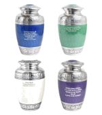 Urn for Human Ashes – Adult Capacity – Classic Design with Multicolor Options