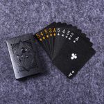 Black Diamond Professional Plastic Card Playing Cards Deck Poker Waterproof Game