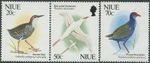 Niue 1992 SG718-720 Birds (3) MNH