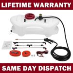 Quad ATV Sprayer Trailer Electric 60 Litre 12V Tank Boom Hand Lance Agricultural