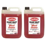 CarPlan Trade Performance Valet Car Van Alloy Steel Wheel Cleaner 5L x2