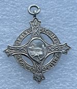 Dublin Irish Silver Medal - 1953 Derry Feis Watch Fob - Ireland Hallmarks