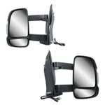 Pair Side Wing Mirror Medium Arm Electric for Boxer Ducato Relay Movano 06-26