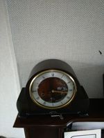 SMITHS DECOR WESTMINSTER CHIME 8 DAY MANTLE CLOCK WORKING KEY INSTRUCTIONS V G C