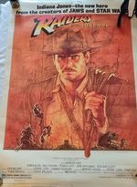 1981 Raiders Of The Lost Ark Indiana Jones  Movie Poster Cult Classic Film 