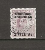 MOROCCO AGENCIES 1907/12 SG 121 USED