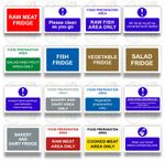 Catering Restaurant Kitchen Food Preparation Health and Safety Signs 