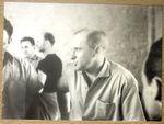 FRANTISEK STASTNY      -   MOTORCYCLE RACER -  1962 -   CANDID PHOTO