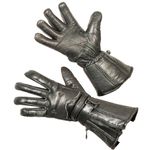 Vulcan Leather Zip-Off Motorcycle Gauntlet Gloves