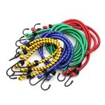 8mm Heavy Duty Bungee Cord Luggage Straps Rope Hooks Stretch Shock Cord