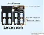 MCIO 8I MCIO x8 to 2*M.2 Gen5 NVMe SSD Adapter X4X4X4X4 2PCS M.2