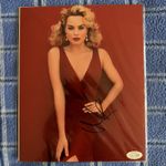 Margot Robbie Autograph 8x10 BEAUTIFUL Red Dress Signed ACOA Authentication COA