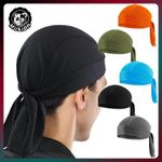 Durag Pirate Bandana Skullcap 29 Colours Quick Dry  Army Camo Headwraps Bike