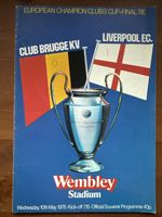 1978 European Cup Final Programme Club Brugge v Liverpool At Wembley