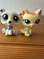 LPS Littlest Pet Shop Cat & Polar Bear Pet Pairs Companion Set x2