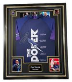 Framed Phil Taylor Signed SHIRT Autographed and COA Certificate of Authenticity