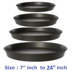 Commercial Heavy Duty Non Stick Hard Coated Pizza Pans 1.5”Deep Oven Trays Round