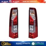 PAIR for Vauxhall Movano Rear Tailgate Light Lamp Left & Right  93197461