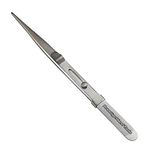 Diamond Tweezers Slide Lock Gem Stone Locking Tweezers Prestige Tools 15cm#04117