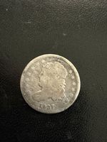 1837 Bust Large 5c Half Dime VG