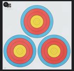 POLYESTER Vegas 3 Spot Target Face. Compound. qty 10 Plus Free Pins. Free P&P