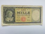 Italy Banca D'Italia 1000 lire 1948 Banknote Note Ornata Di Perle - circulated