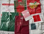 Vintage Plastic Bag X 8 Waterstones BHS Hallmark Holland & Barrett Safeway