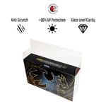 Mega Charizard X ex UPC protector 90% UV PROTECTION 0.7mm Display Case