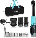 12V Extended Cordless Ratchet Wrench 3/8” Electric Cordless Ratchet  60N.m
