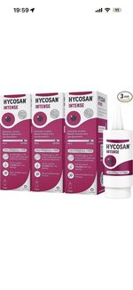 3x Hycosan Intense Eye Drops Pack Of 3