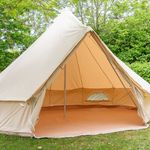 5m Bell tent | Kokoon deluxe Natural | 100% cotton canvas | CanvasTentShop