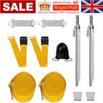 For Fiamma F45S Tie Down S Kit Caravan Awning Canopy Wind Storm Straps Yellow UK