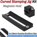 Magnetic Curved Jig For Letter Stamp Punch 5-8mm Motorcycle Vin Frame Pipe Guide
