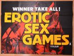 Erotic Sex Games 30 x 40 1977 One Sheet UK Poster