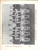 Raith Rovers v Royal Antwerp Jan 1958 inc postponed Dynamo Bucharest details