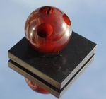 DUNHILL HENRY HOWELL YZ  ? ART DECO QUALITY AMBER BAKELITE PEN HOLDER