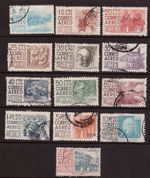 Mexico 1950 used stamps selection