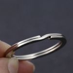 UK Split Rings Key Ring  - 20mm 25mm 30mm 35mm - Pack Size 10 to 1000 - keyring