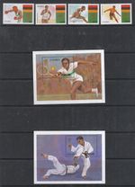 Zambia 1988 Mint MNH Modern Olympic Games Sport Seoul Tennis Judo Football