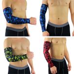 2 PCS Sports Arm Sleeves Camouflage Pattern Protective Gears Supports Protection