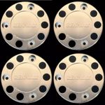 4 pcs 22.5" Polished Stainless Stell Wheel Cover Trims For RENAULT TRUCK-BUS
