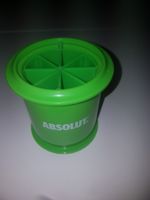 Absolut vodka lemon & lime slice slicer/wedger, home bar - NEW green