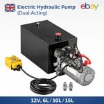 12V 15L 10L 6L Double Acting Electric Hydraulic Pump Hydraulic Power Unit Pack
