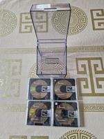 4 x TDK MD-RXG 74 RECORDABLE MINIDISCS MD - INCL. SLIP COVERS & CASE - USED 