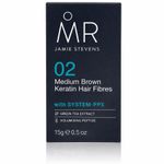 NEW MR. Jamie Stevens Men's Hair Fibres for Thinning Hair MEDIUM BROWN