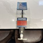 Vintage Campari 50ml Optic Measure White Horse Whisky Holographic Pub Sign