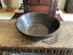 Antique/vintage make do and mend repaired bowl - full of character