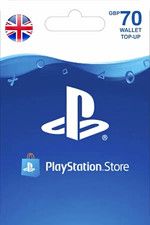 PlayStation Store Wallet Top-Up Prepaid Card GBP 70 for PS5 & PS4