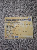 MATCH TICKET PREMIER LEAGUE LEICESTER V MAN UTD 27rd sep 2003